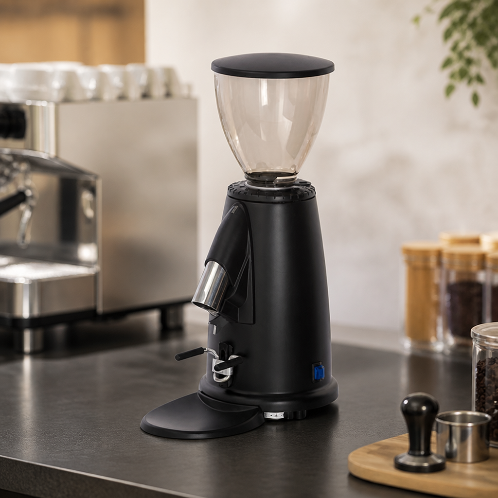 On Demand Commercial Coffee Grinder in Black for Small Cafés