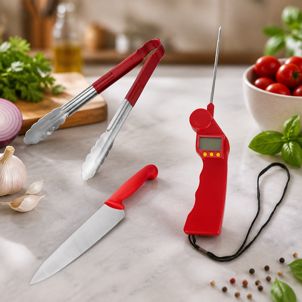 Colour-Coded Food Safety Thermometers Set for Raw Meats