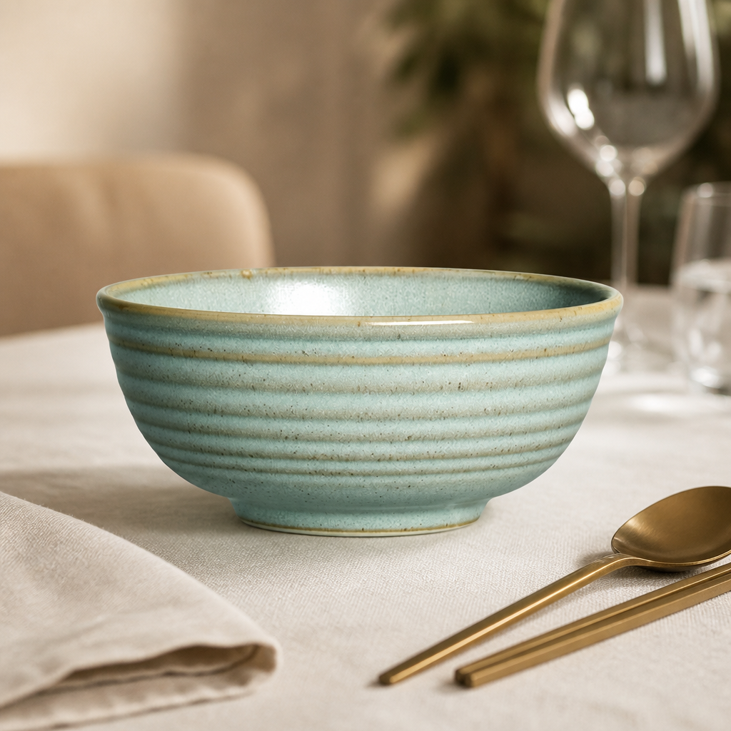Commercial Ramen Bowls 128mm Vitrified Stoneware 12 Pack