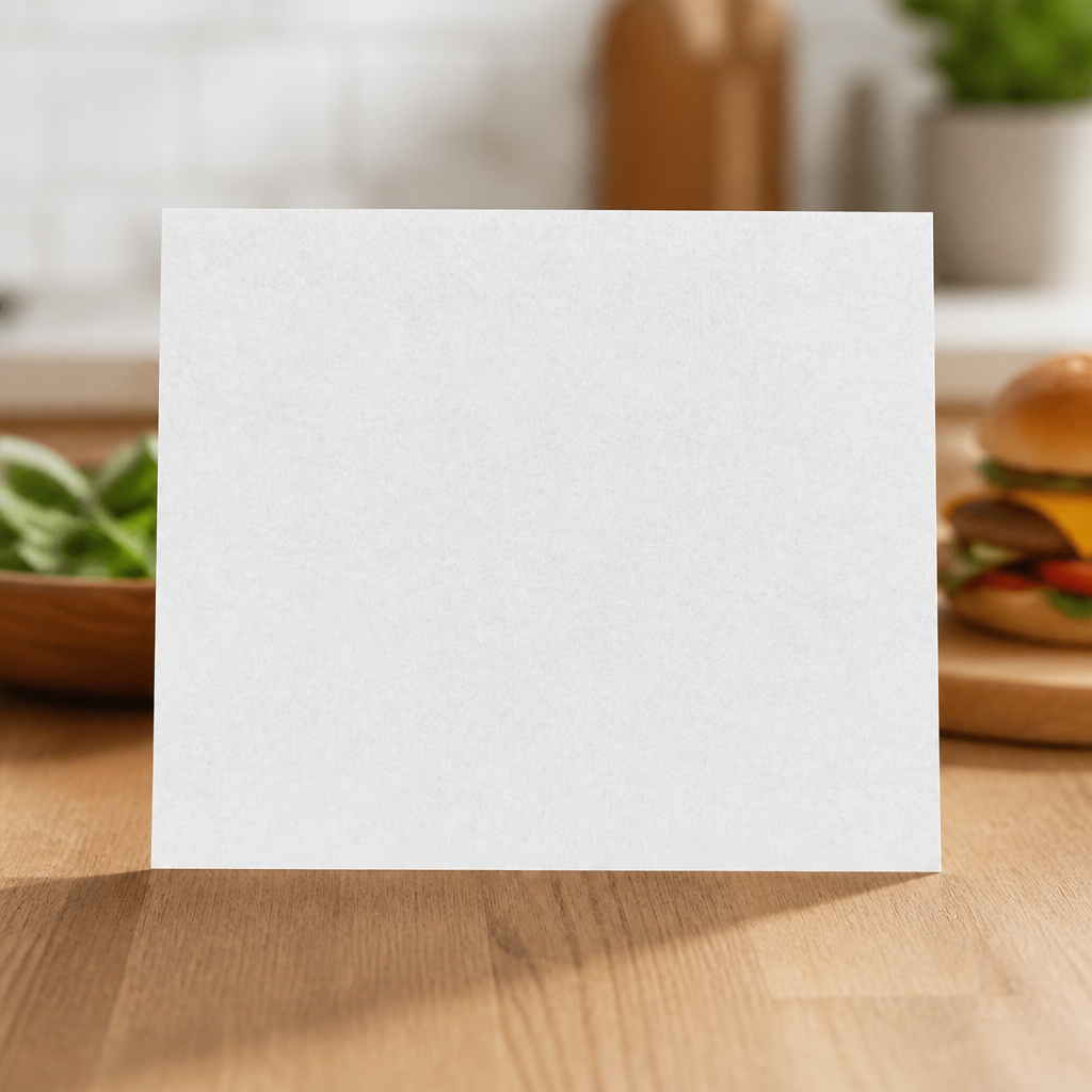 Commercial Greaseproof Paper Burger Wraps 250x300mm 200 Pack