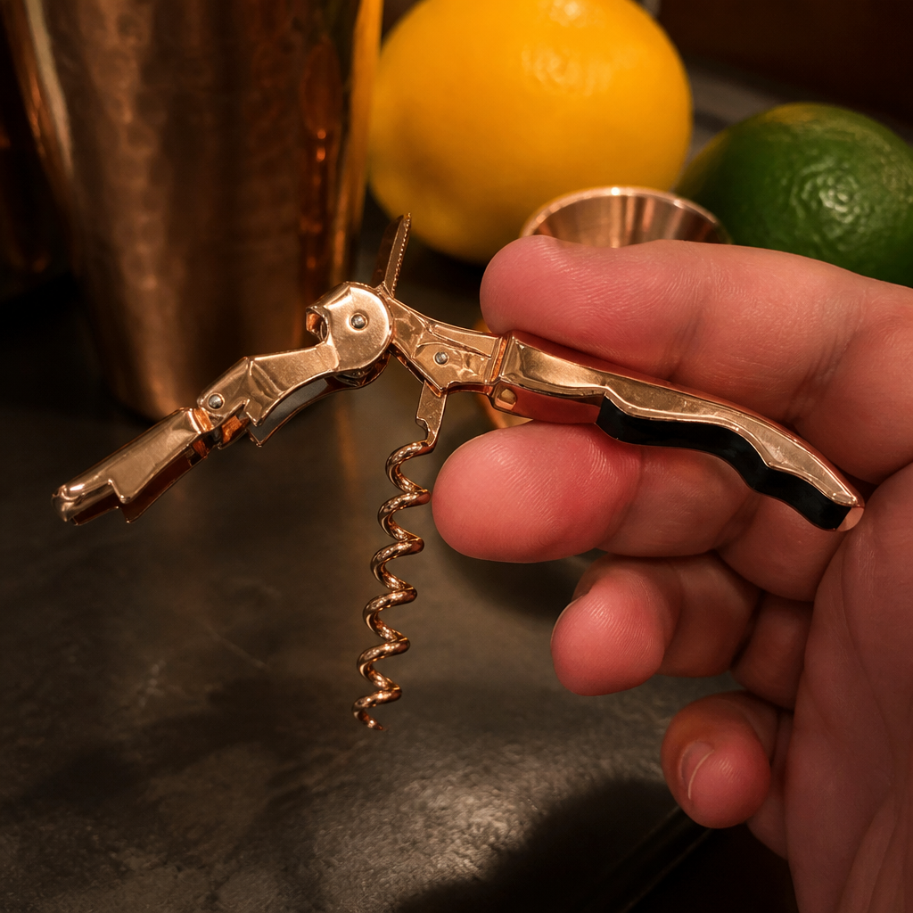 Commercial Corkscrew Waiter's Friend with Foil Cutter and Opener
