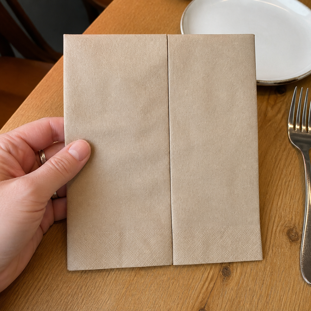 Commercial 2-Ply Kraft Dinner Napkins 40x40cm 2000 Pack