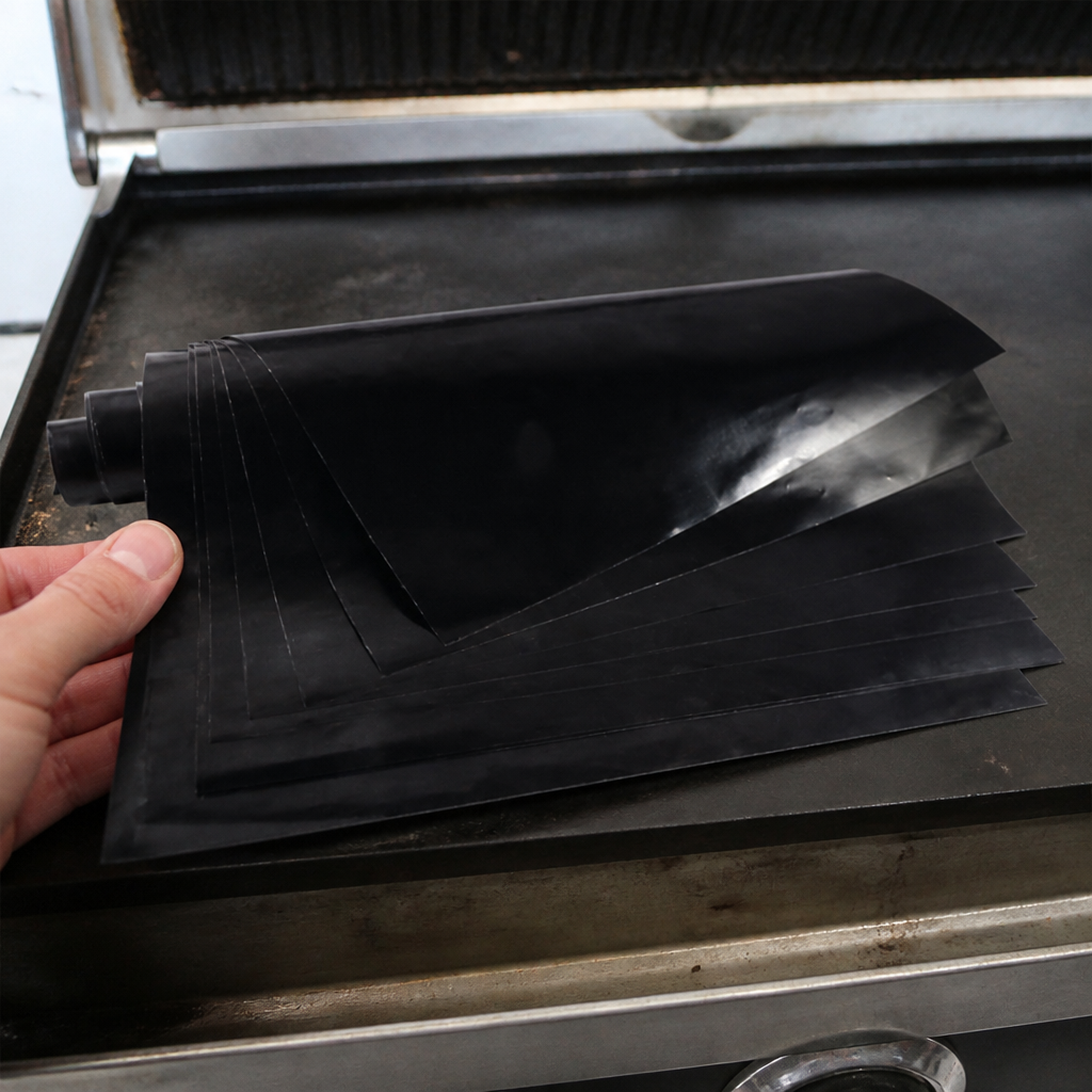 Non-Stick PFTE Sheets for Commercial Contact Grills 365x740mm
