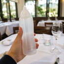 Clear Non-Drip Squeeze Sauce Bottle 750ml Commercial Use