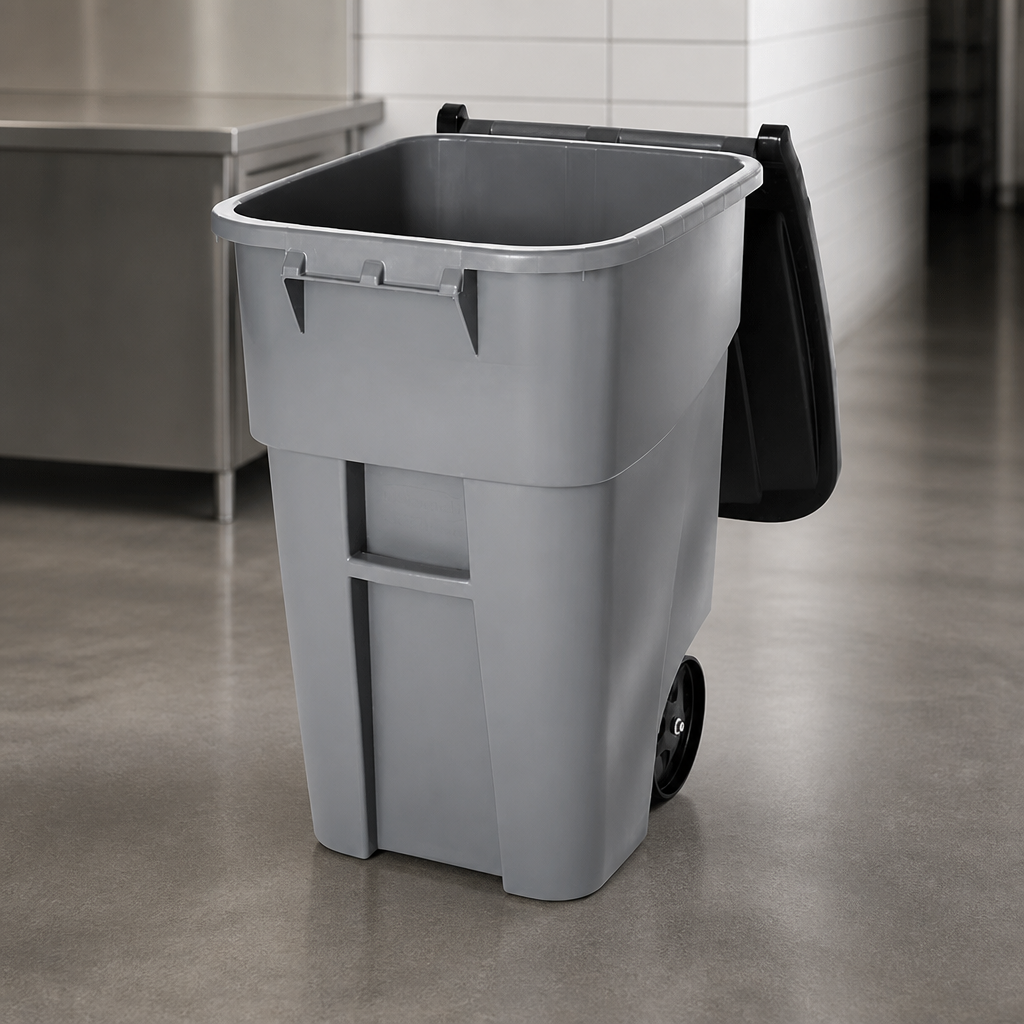 Commercial Rollout Container 189L Heavy-Duty Waste Bin