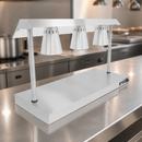 Electric Food Warmer with Sneeze Screen for Buffet Service