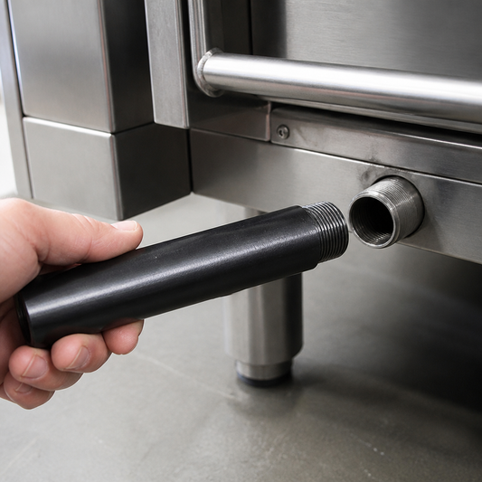 Commercial Oil Drainage Extension Pipe for Fryer 42.5mm