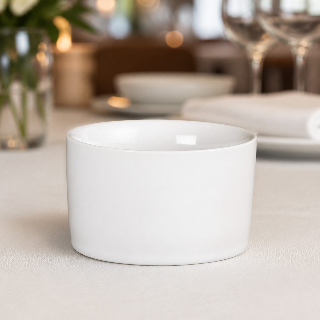 Commercial Whiteware Ramekins 80mm 140ml 12 Pack Porcelain