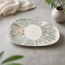 Commercial Ceramic Oblong Plates Pink Opal 220x150mm 12 Pack