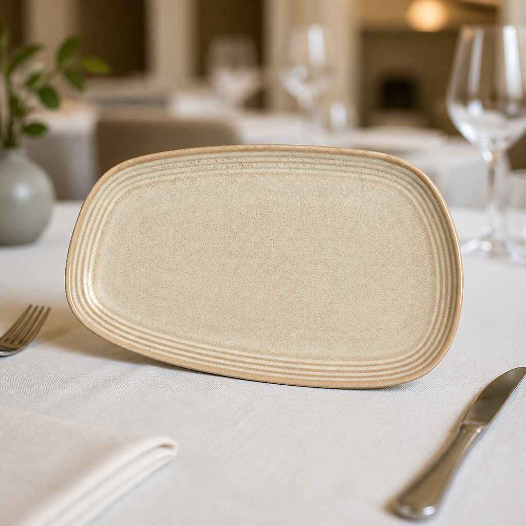 Commercial Coupe Platters 290mm - 12 Pack Vitrified Stoneware
