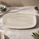 Commercial Chef's Oblong Plates 350x187mm Natural (6 Pack)