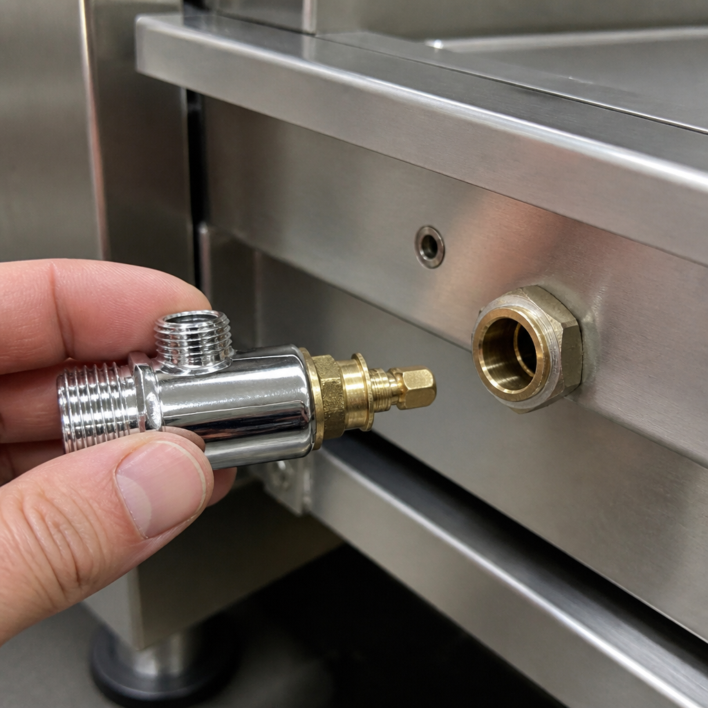 Commercial Water Inlet Tap for Pasta Boiler Replacement
