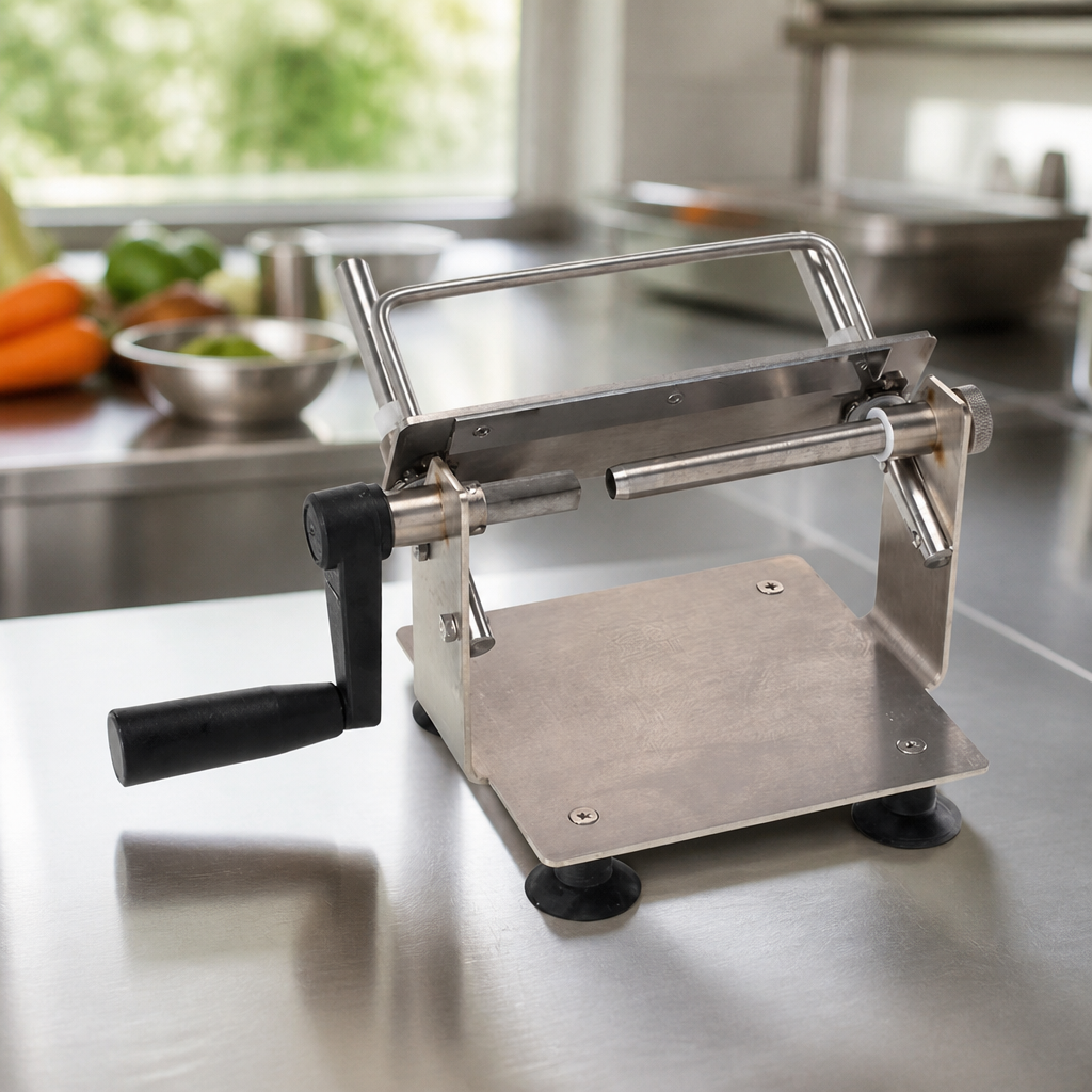 Commercial Vegetable Slicer with Suction Cups and Sharp Blade