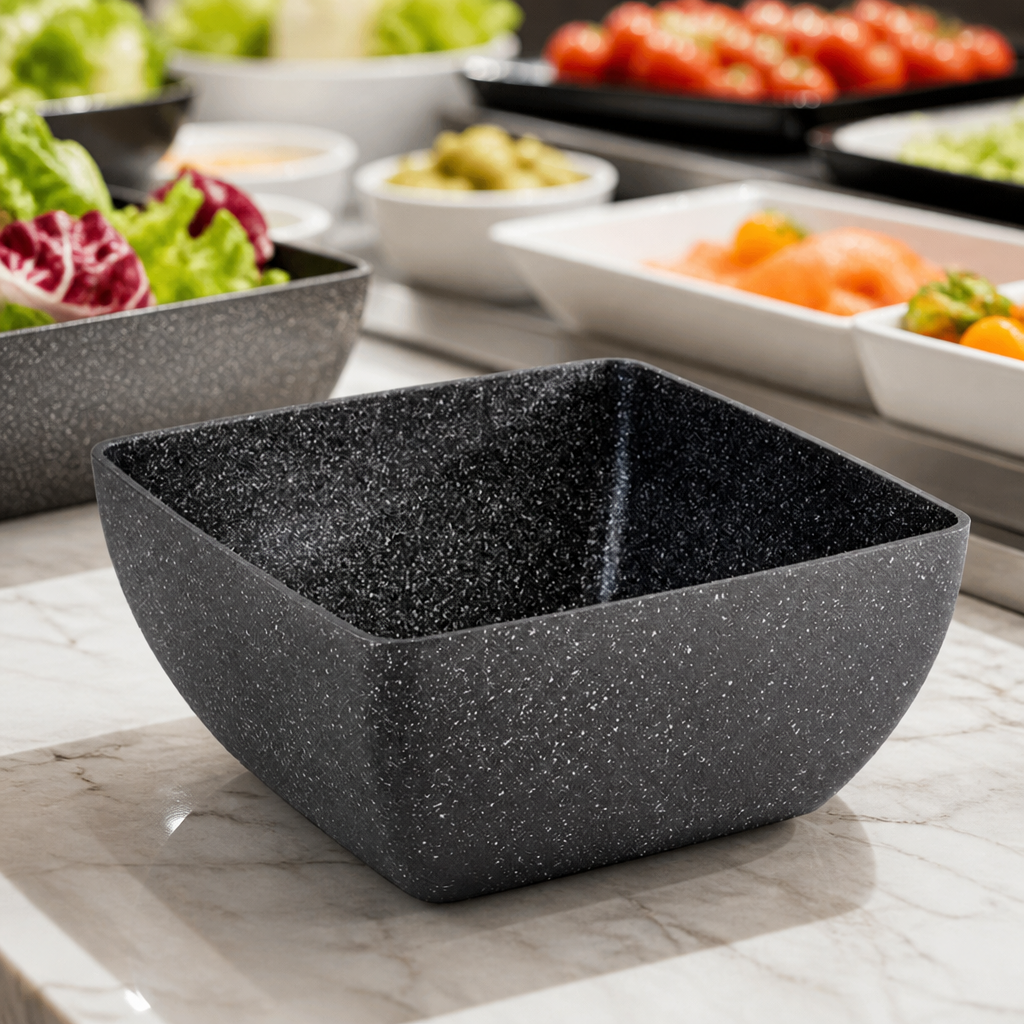 Commercial Metal Dish 250mm Lightweight Aluminium Bowl