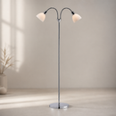 Commercial Chrome Floor Lamp 1580mm Height Stylish Lighting