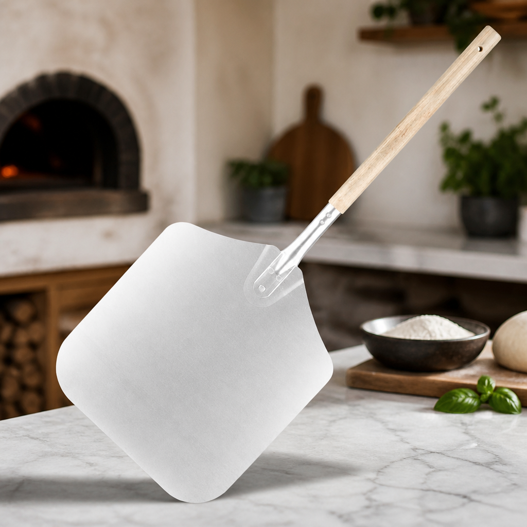 Medium Aluminium Commercial Pizza Peel 355mm Durable Design