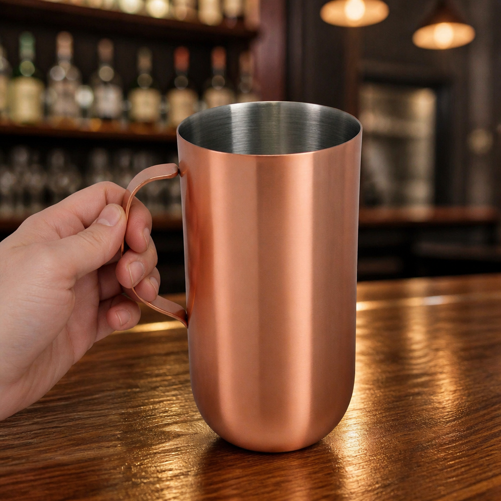 Commercial Copper-Plated Tall Mug 450ml for cocktails