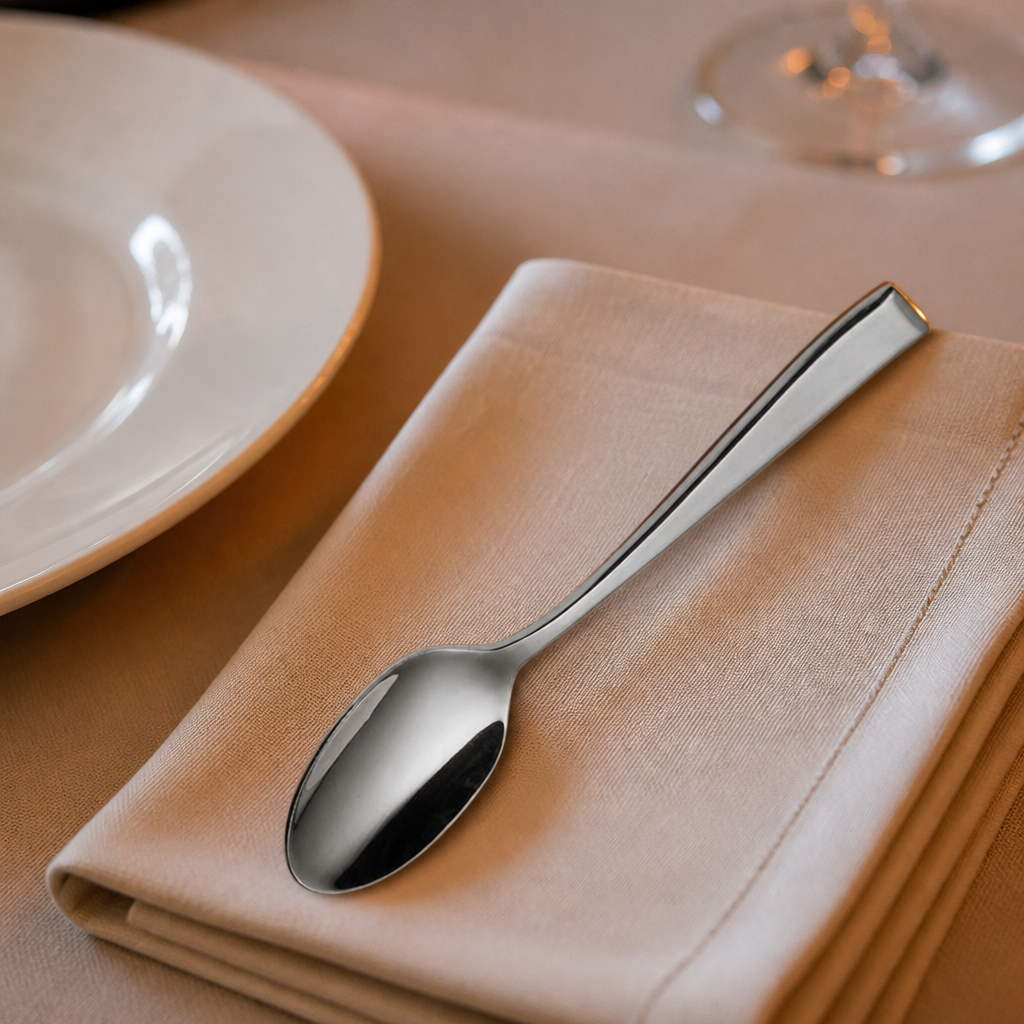 Set of 12 stainless steel cocktail spoons for bartending