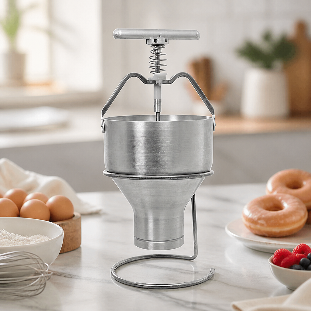 Commercial doughnut dispenser with stand for easy storage