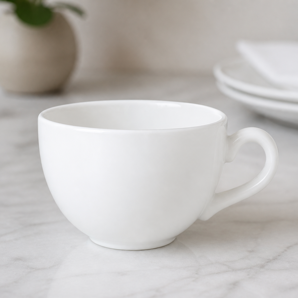 Commercial 227ml Low Empire Tea Cups - 36 Pack