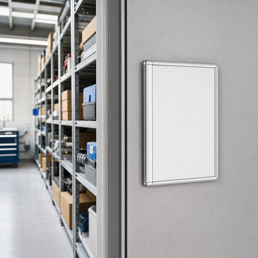 A6 Aluminium Door Information Sign