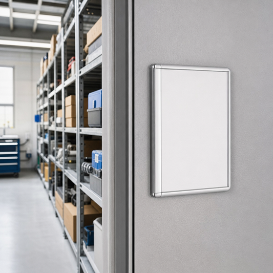 A6 Aluminium Door Information Sign