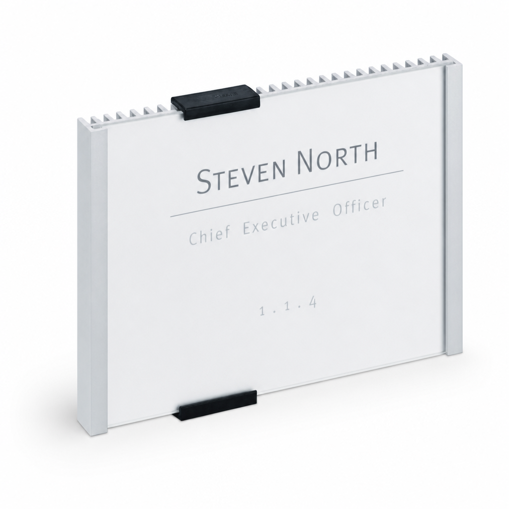 A6 Aluminium Door Information Sign