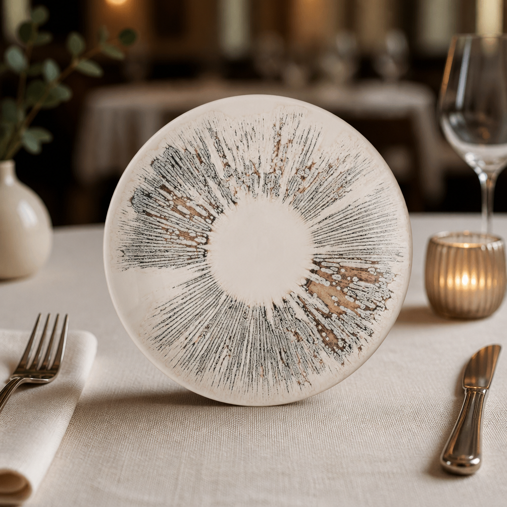 Commercial Coupe Plates 217mm Super Vitrified Ceramic 12 Pack