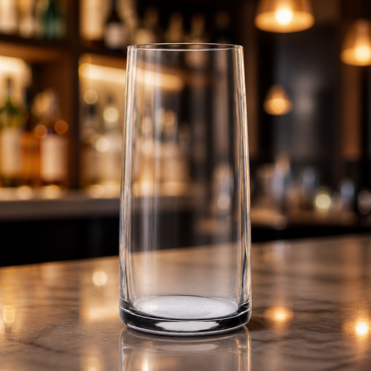 Commercial Crystal Hi Ball Tumblers 285ml Clear Glass 6 Pack