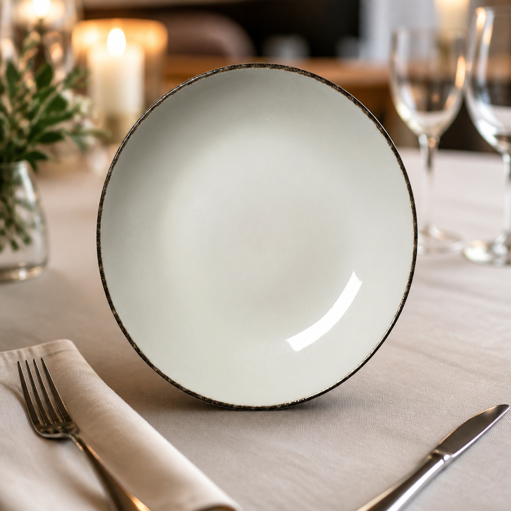 Commercial Charcoal Dapple Coupe Bowls 290mm - 6 Pack