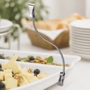 Buffet Food Labels Double Ended Metal Clip 120mm Capacity