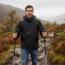 Premium Men's Softshell Jacket with Water-Repellent Finish and Wind Resistance - High-Quality Professional Grade for Industrial and Commercial Appl...