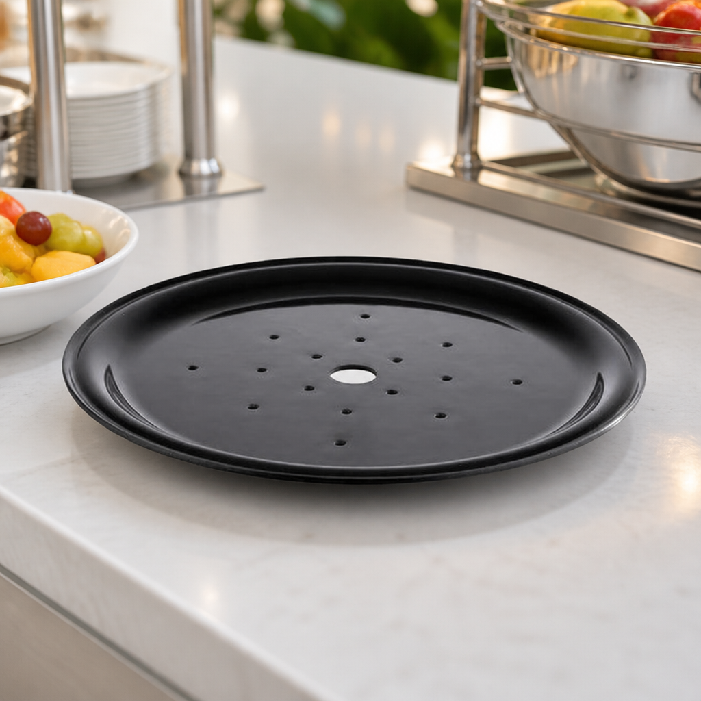 Commercial Melamine Bowl with Drip Tray Insert 330mm 2 Pack