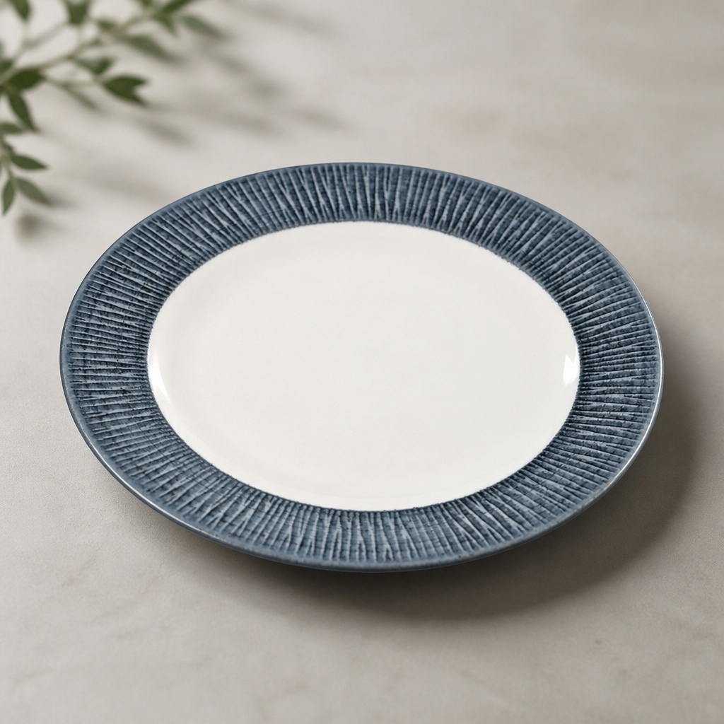 210mm Bamboo Plates 12 Pack for Commercial Catering Use