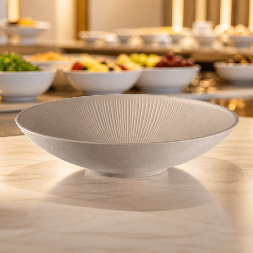 Commercial Round Serving Bowl 300mm 2.2Ltr Melamine