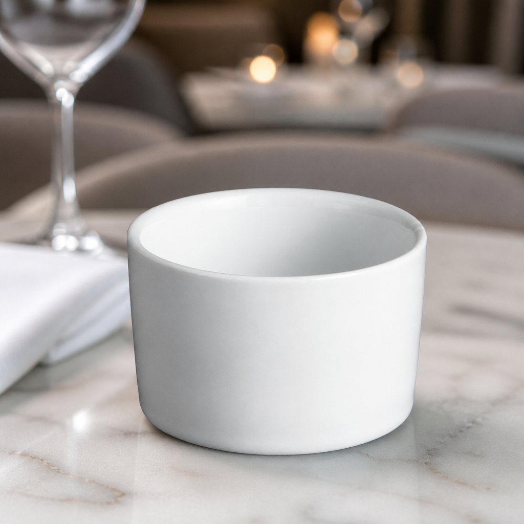 Commercial Whiteware Ramekins 80ml Porcelain 12 Pack
