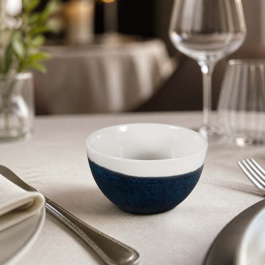 Commercial Open Sugar Bowls 230ml Sapphire Blue 12 Pack