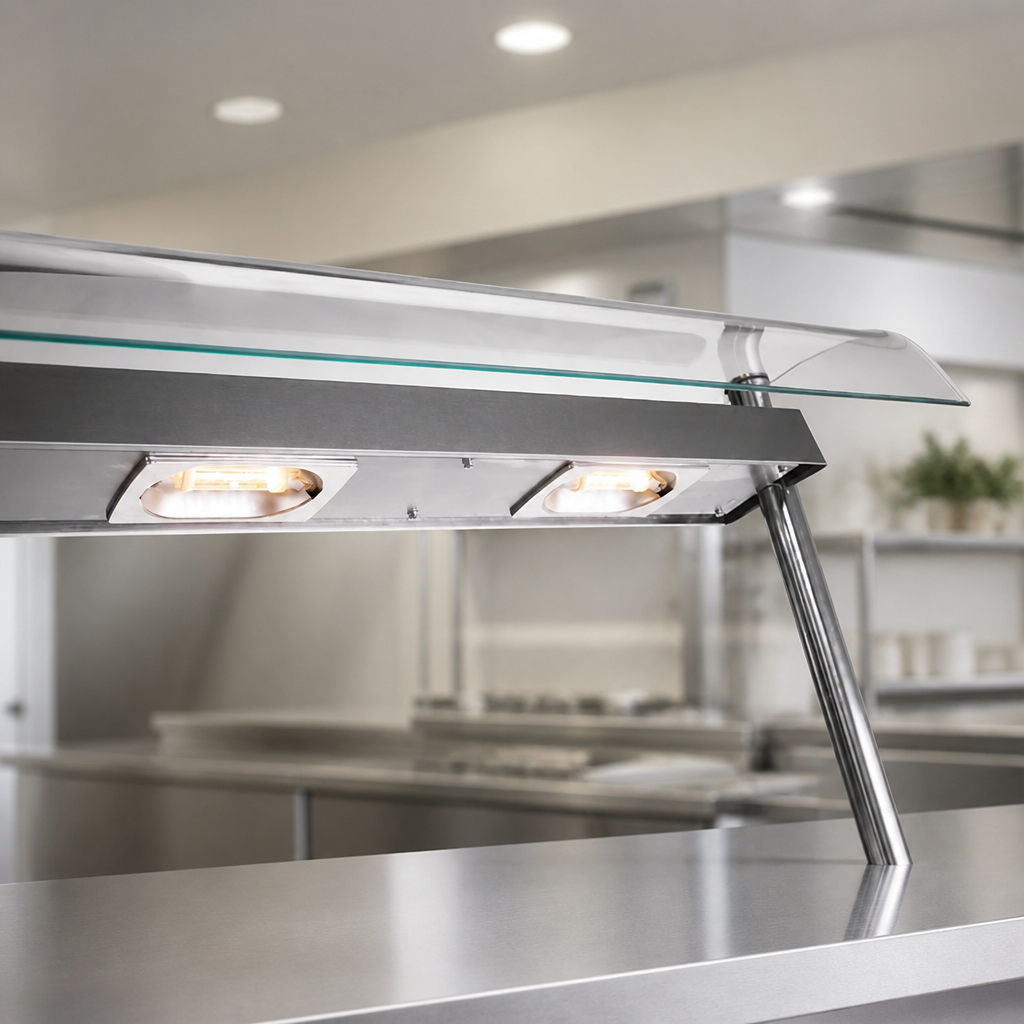 Commercial Heated Gantry 1125mm Stainless Steel Hot Cupboard