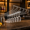 Commercial Wine Glass Rack 610x435mm Chrome Plated Storage
