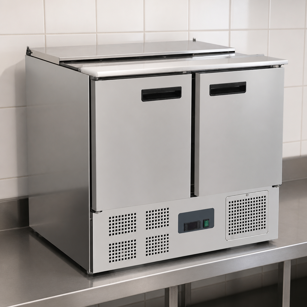 Commercial Saladette Counter Fridge 240Ltr Prep Unit