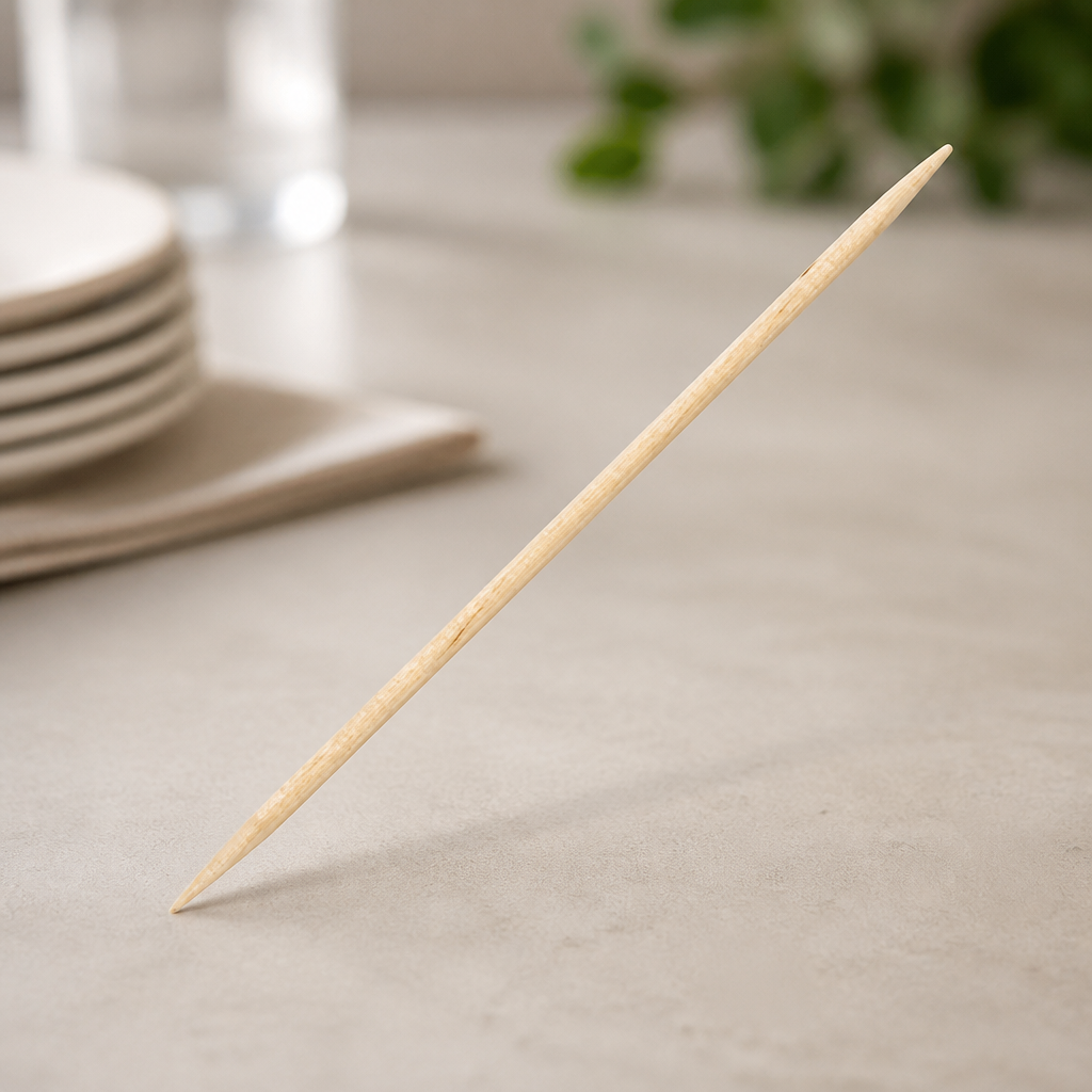 Compostable Wooden Cocktail Sticks 80mm 1000 Pack Commercial Cutlery