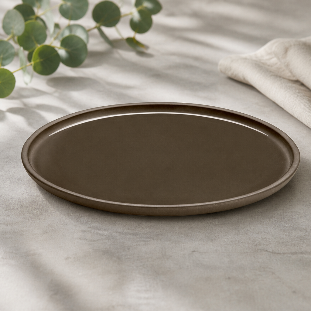 Commercial Stoneware Walled Plates 280mm - 6 Pack