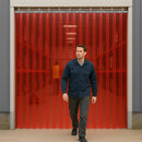 PVC Curtain Strips – Transparent Colour, Twin Track Privacy Linear Metre