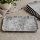 Commercial Rectangular Plates Grey 270x160mm 12 Pack