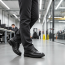 Premium Executive Safety Shoe S1 SRC with Leather Upper and Dual Density PU Sole for Comfort and Durability