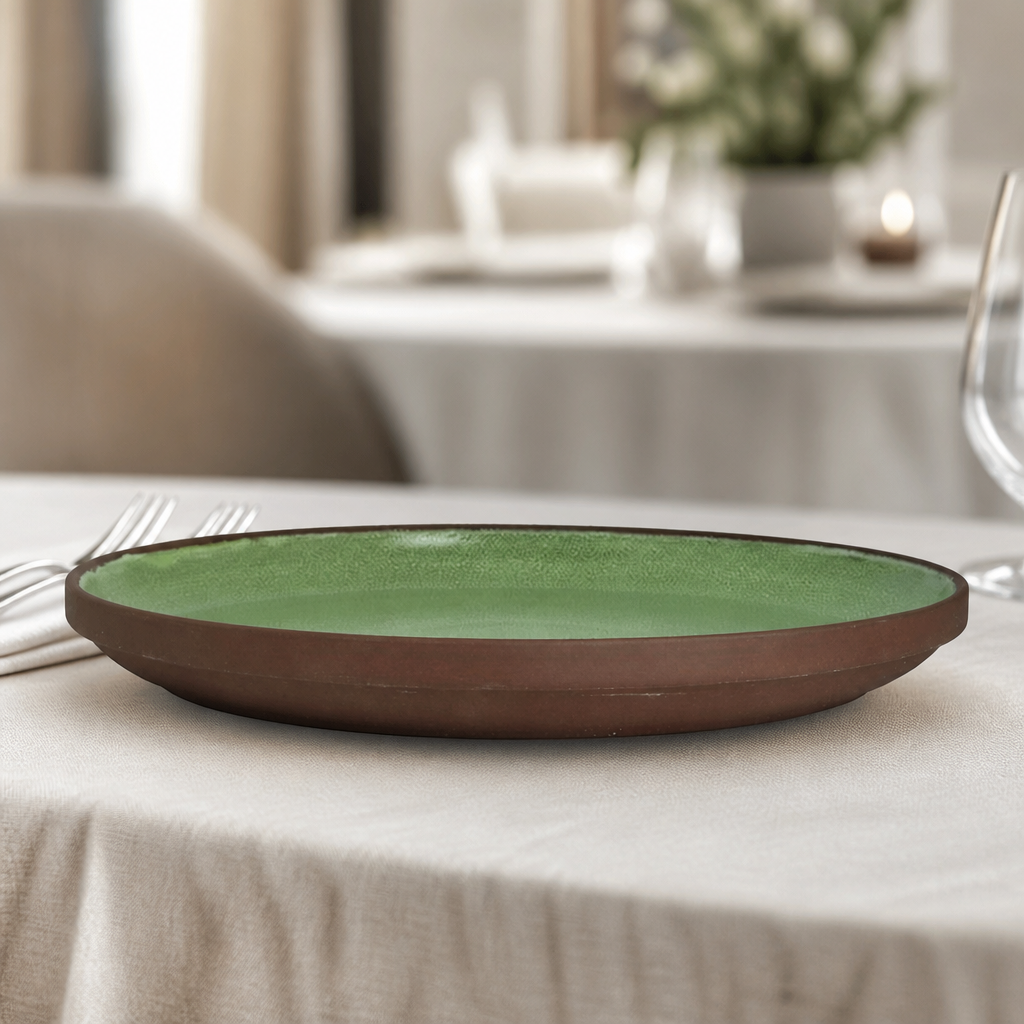 Commercial Spice Plates 273x30mm Vitrified Stoneware 12 Pack