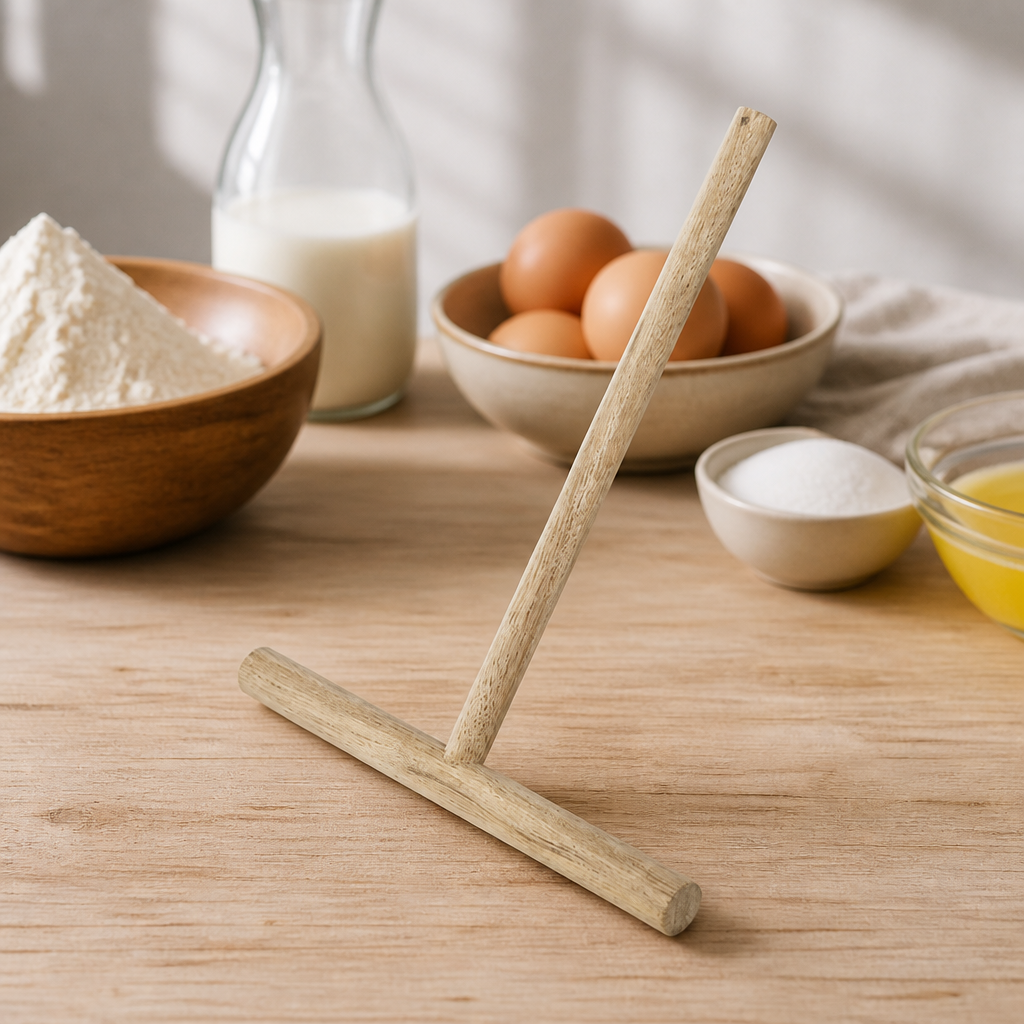 Wooden Crepe Spreader 295mm for commercial kitchen use