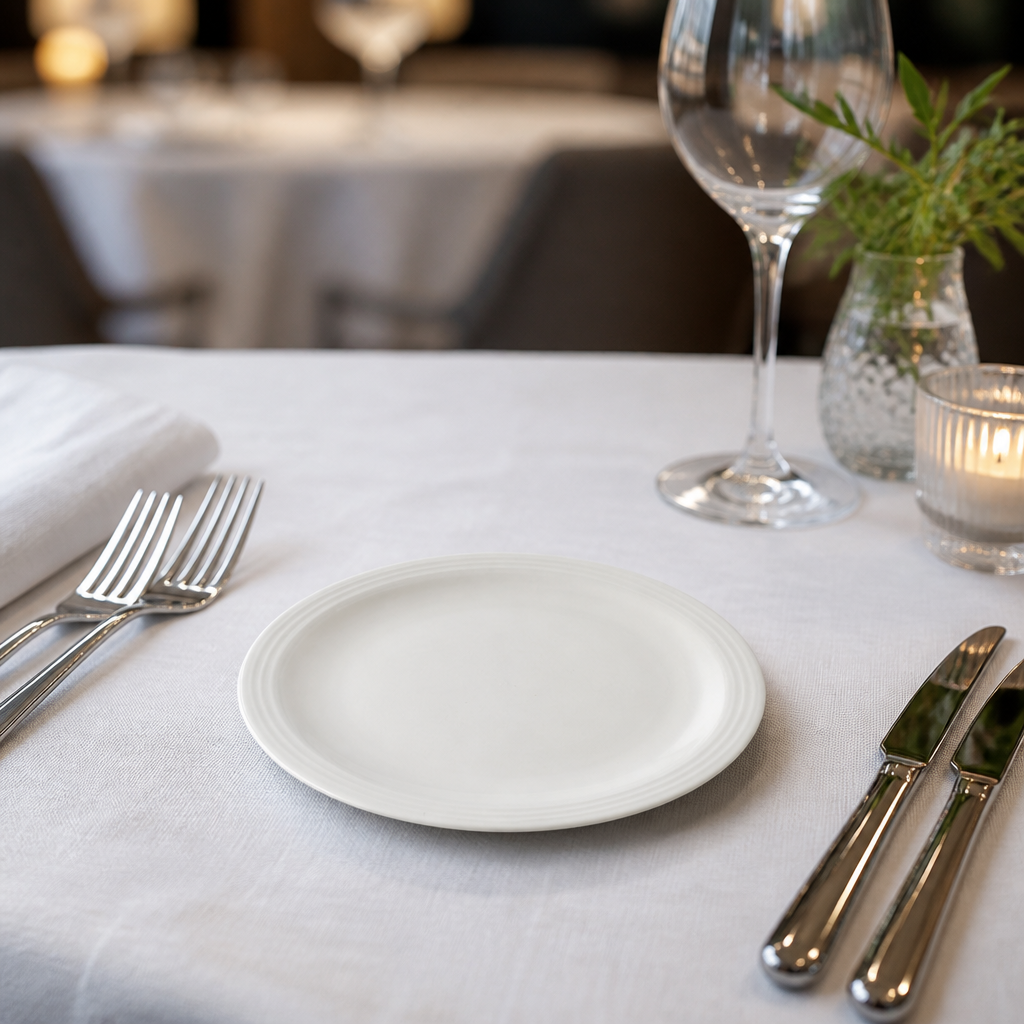 Commercial 178mm Plates - 12 Pack for catering and restaurants