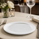 Commercial Narrow Rimmed Starter Plates 180mm White 12 Pack