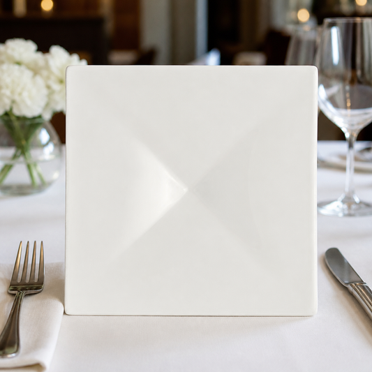 Commercial Square Elevation 100x100mm for food presentation